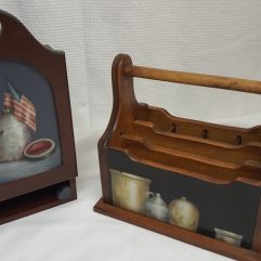 Wooden Cabinet and Organizer