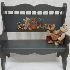 Kids Bench with Bears
