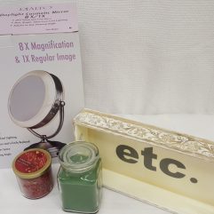 Daylight Cosmetic Mirror & Candles