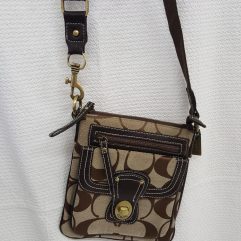 Coach Crossbody Brown & Tan Purse