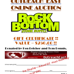 Rock Bottom Stone-Landscape Gift Certificate