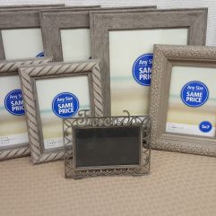 Picture frames in grey