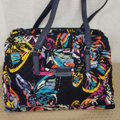 Vera Bradley black Butterfly bag