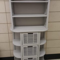 Grey Shelving Unit