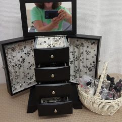 Jewelry Box full of costume jewelry