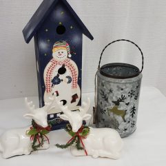 Snowman Bird House