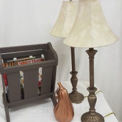 Lamps & Magazine Rack