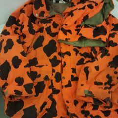Orange hunting clothes
