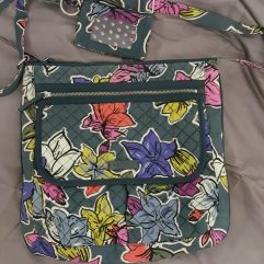 Vera Bradley Dark Green Print