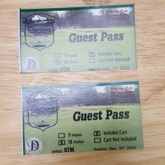 Davison Country Club Golf Passes
