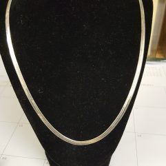 Sterling Silver Herringbone Necklace