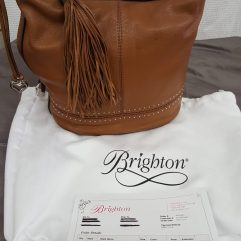 Brighton Zip top Bucket Purse
