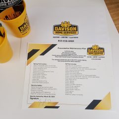 Davison Home Services Certificate