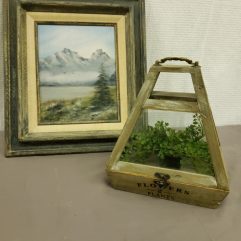 Painting and Terrarium