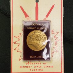 Kennedy space center coin 100th Mission. Serialized