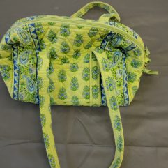 Vera Bradley green & yellow bag