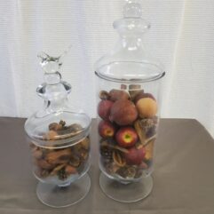 Beautiful Glass Pieces with bird tops