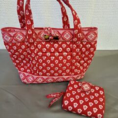 Vera Bradley Red Purse w/wallet