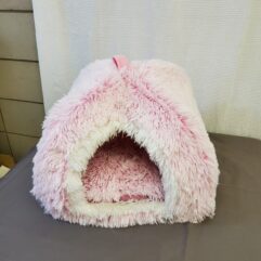 Fluffy Pink Pet Bed