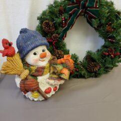 Snowman & Wreath