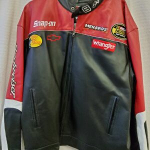 Budwiser Leather Jacket -Dale Earnhardt