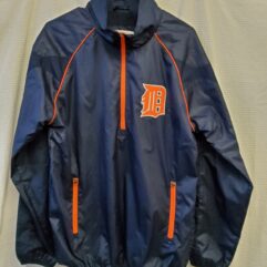 Detroit Half Zip Nylon Pullover Windbreaker