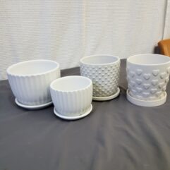 Cream Ceramic Pots