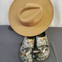 Real Tree Crocs and Crown Vintage Hat
