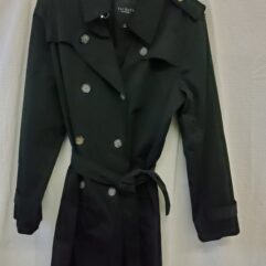 Talbot's Black Trench Coat