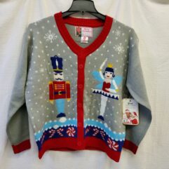 Christmas sweater with tags
