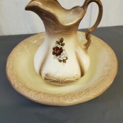 Antque Wash Basin & Pitcher