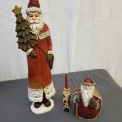 Three Santa's