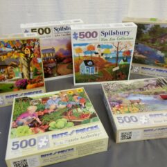 Puzzles    6- 500 piece