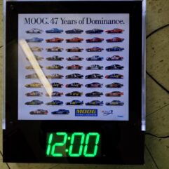 MOOG 47 Years of Dominance Clock
