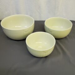 Hall Pottery- 3 Nesting Bowls