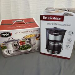 Parini 3in1 Pasta Maker & Brookstone Coffee Maker