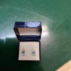 Sterling Silver Aquamarine Earrings