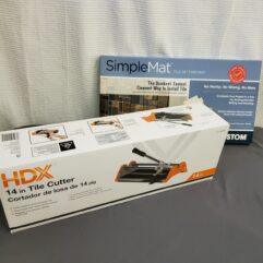 HDX Tile Cutter - New with Simple Mat tile setting