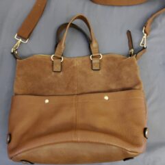 Moda Luxe Leather & Suede Bag