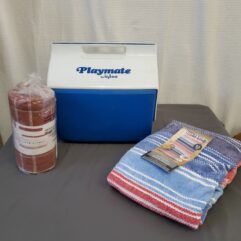 Playmate Cooler by Igloo with towel & blanket