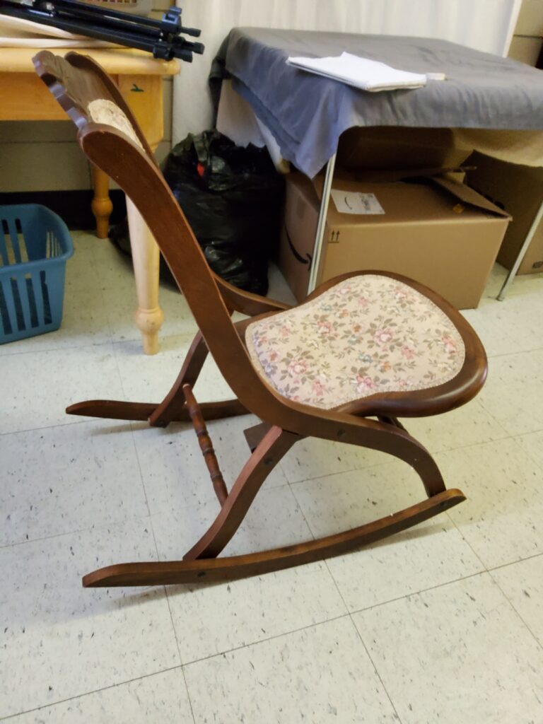 Folding rocking chair - Vintage