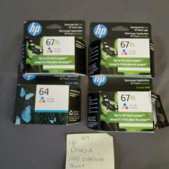HP Printer ink  67XL &  64