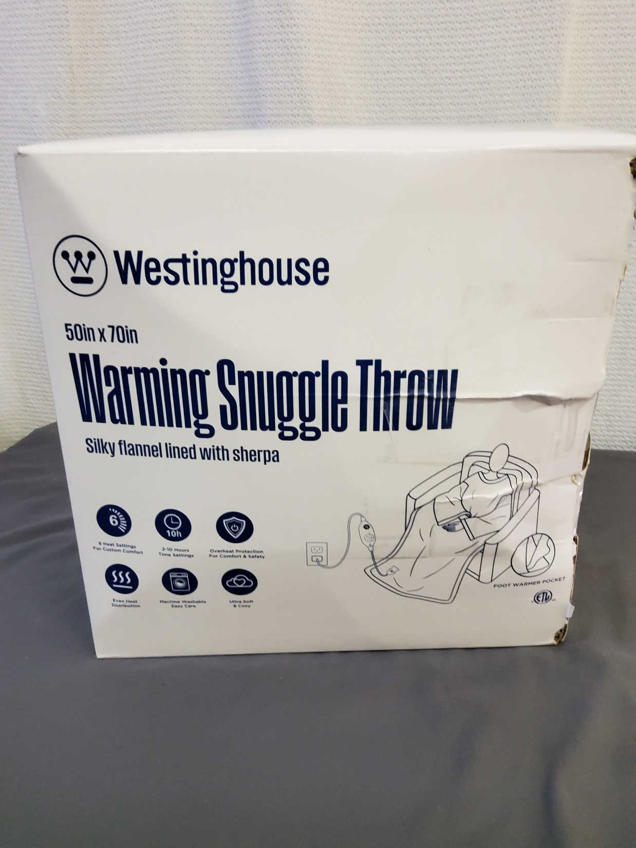 Westinghouse warming snuggle throw