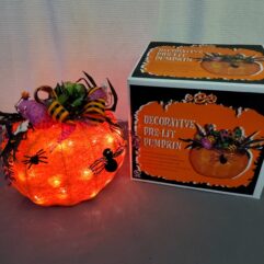 Decorative Pumpkin - pre lit